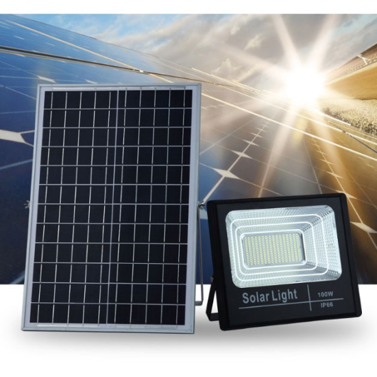 (100W) Đèn pha năng lượng mặt trời 100W-S